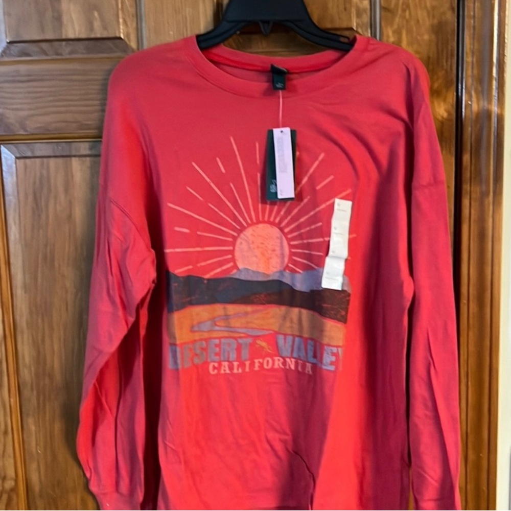 New Wild Fable Desert Valley California Mens Long Sleeve Shirt XL NWT